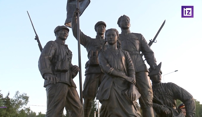 В подмосковном парке открыли скульптуры “Союзники. Бойцы Китая” и “Союзники. Бойцы Монголии” В подмосковном парке открыли скульптуры “Союзники. Бойцы Китая” и “Союзники. Бойцы Монголии”