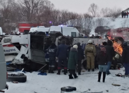 Что известно о трагедии с автобусом в Забайкалье? Что известно о трагедии с автобусом в Забайкалье?