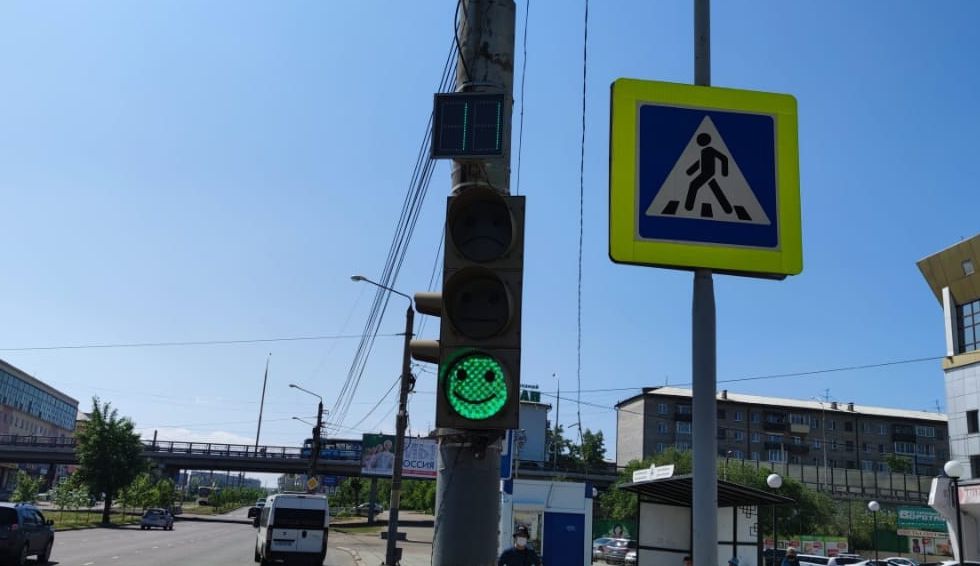 В Улан-Удэ появились "веселые" светофоры В Улан-Удэ появились "веселые" светофоры