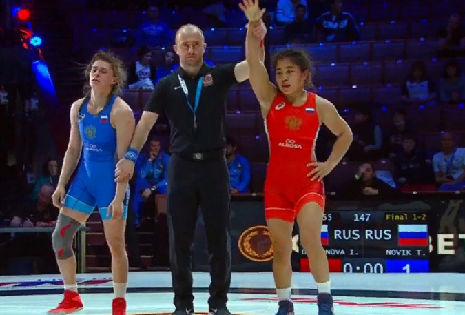 Бурятская спортсменка выиграла Борцовскую Лигу Поддубного Бурятская спортсменка выиграла Борцовскую Лигу Поддубного