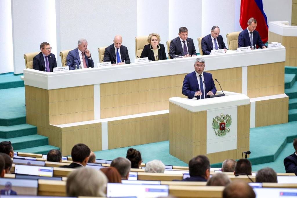 «Бюджет напряжённый»: глава Бурятии выступил в Совете Федерации на слушаниях проекта бюджета на 2026 год «Бюджет напряжённый»: глава Бурятии выступил в Совете Федерации на слушаниях проекта бюджета на 2026 год