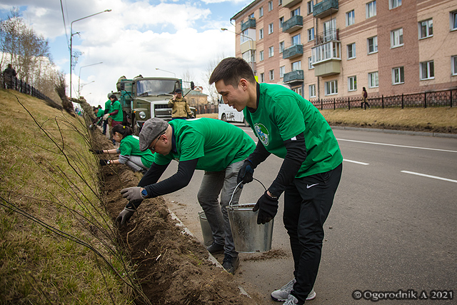 Депутаты Горсовета Улан-Удэ приняли участие в озеленении города Депутаты Горсовета Улан-Удэ приняли участие в озеленении города