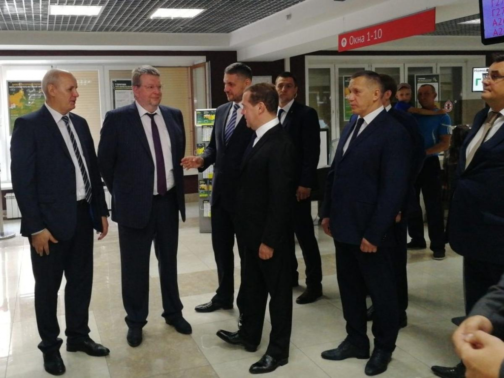 В Читу прилетел Дмитрий Медведев В Читу прилетел Дмитрий Медведев